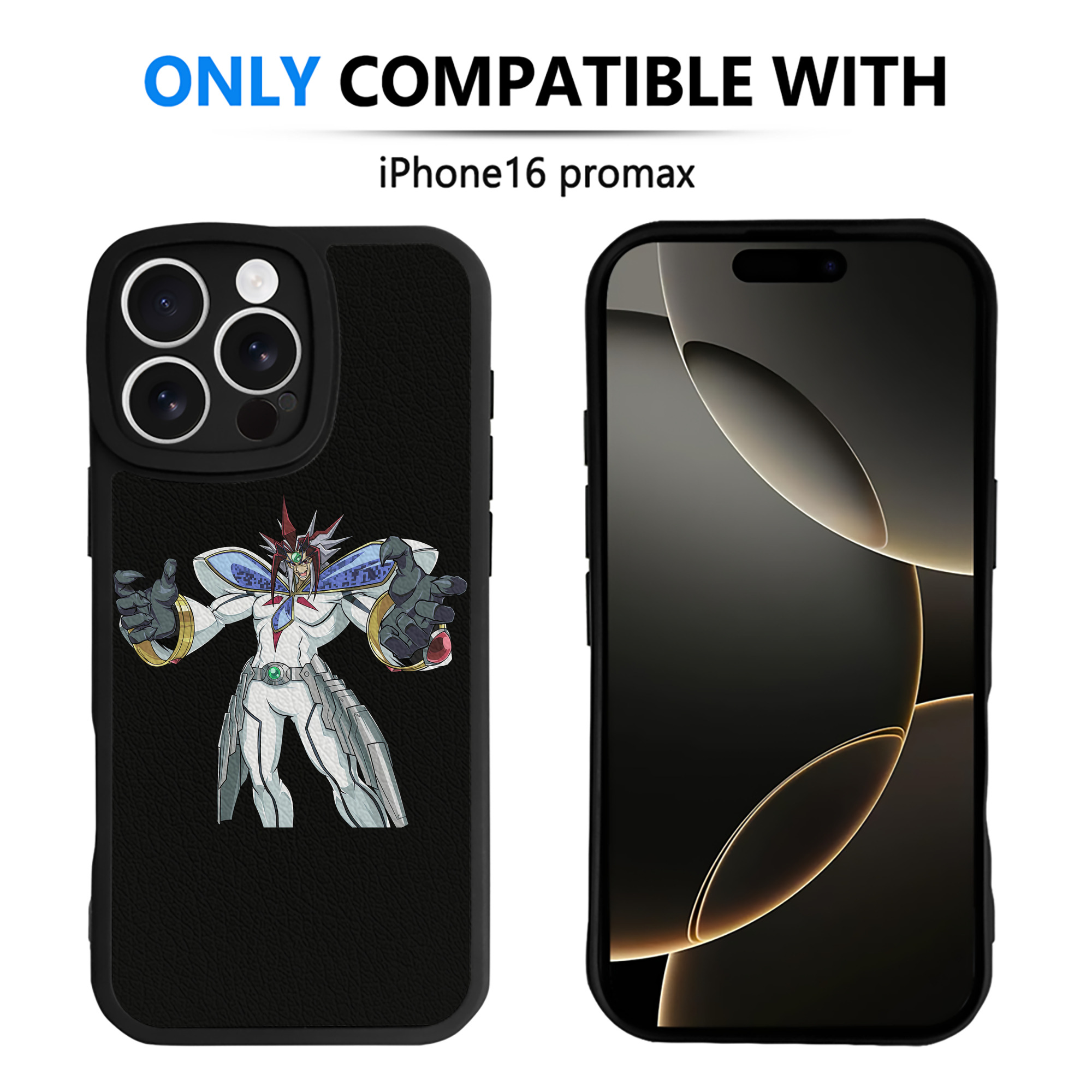 （画像用） 遊☆戯☆王 Yu-Gi-Oh! 【iPhone 16シリーズ対応】シリコンスマホケース（レザー調） 材質：シリコン